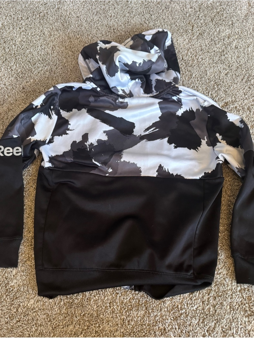 Reebok Black, White & Red Kids' Zip Hoodie - Picture 2 of 2